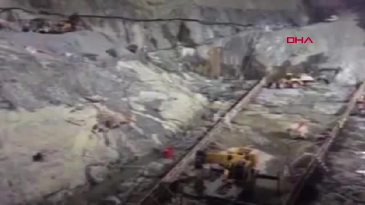 Artvin Yusufeli Barajı\'nda Beton Dolguya Başlandı Hd