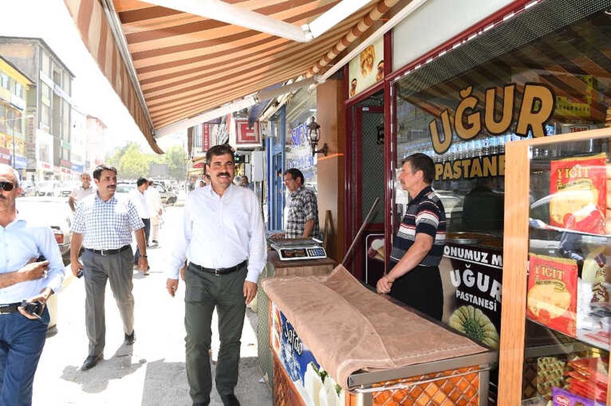 Başkan Asya\'dan Esnaf Ziyareti