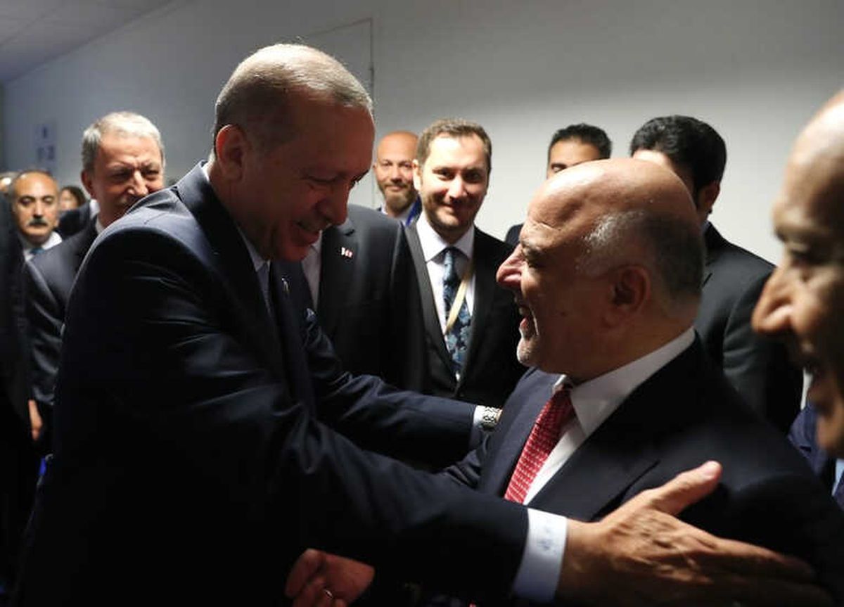 İbadi, Brüksel\'de Erdoğan ile Görüştü