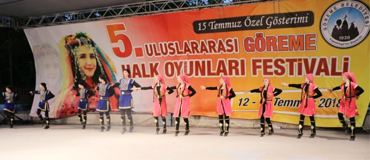 Kapadokya\'da 5.uluslararası Halk Oyunları Festivali Başladı