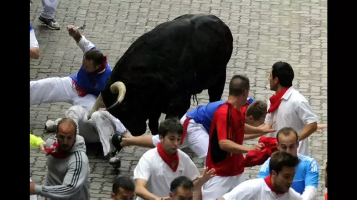 San Fermin Festivali Boğa Koşusuyla Başladı