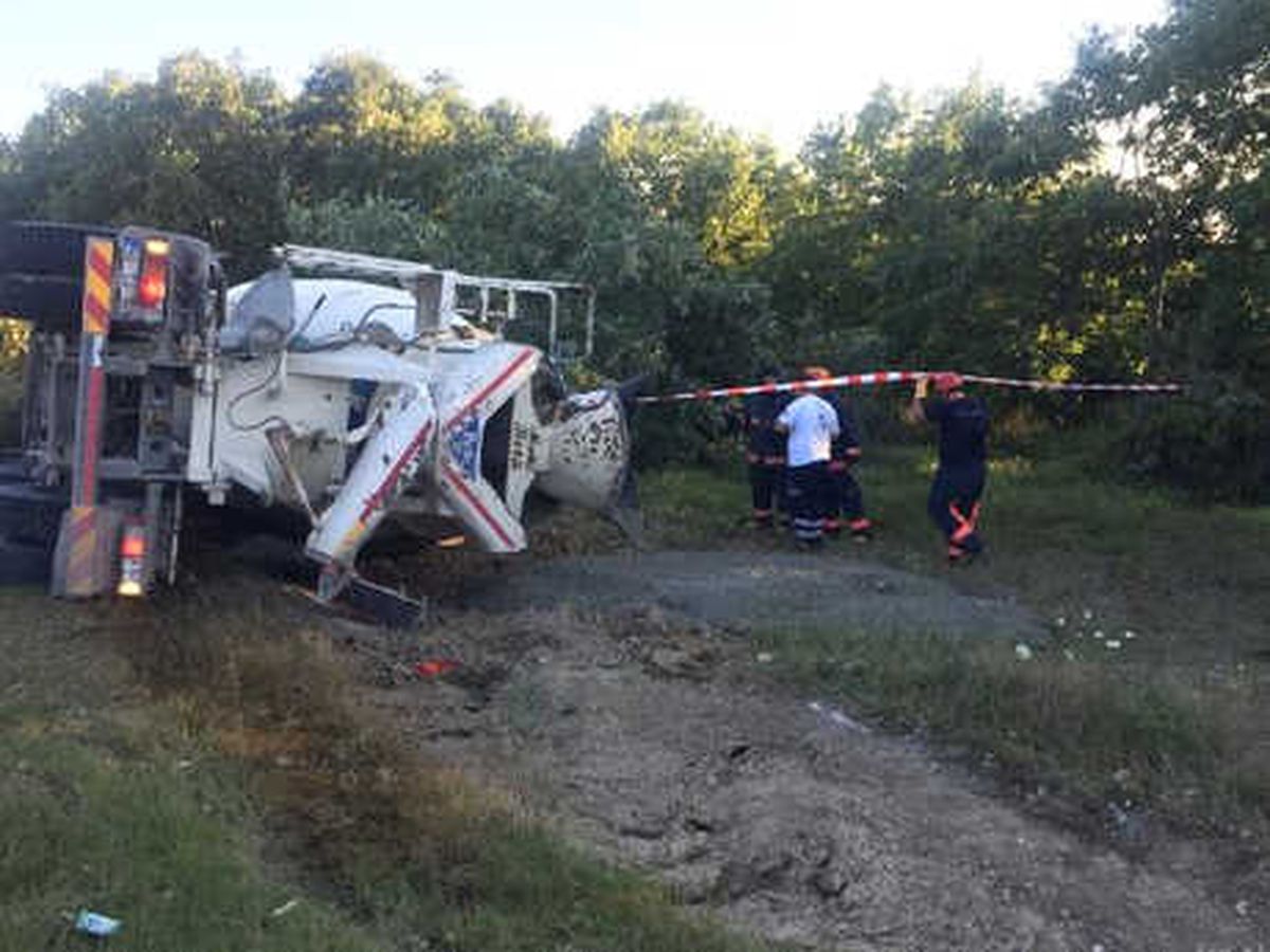 Silivri\'de Beton Mikseri Devrildi: 1 Ölü 1 Yaralı