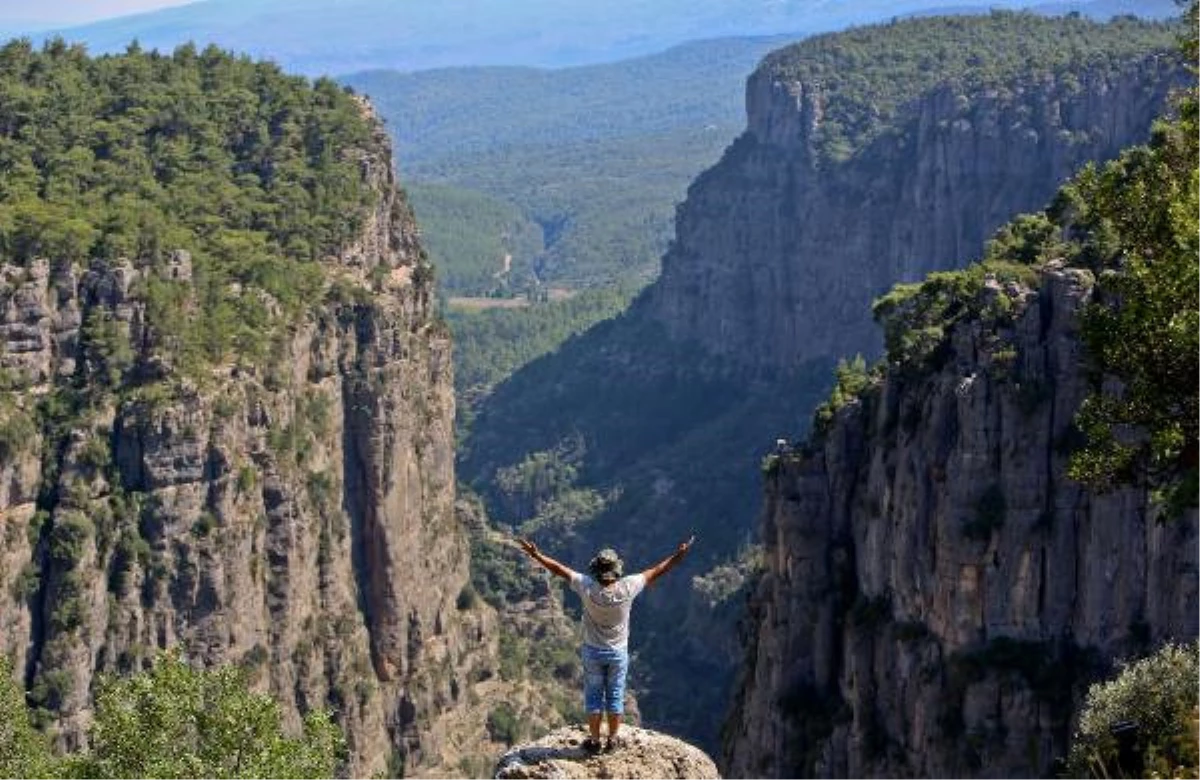 Tazı Kanyonu\'na Kuş Bakışı