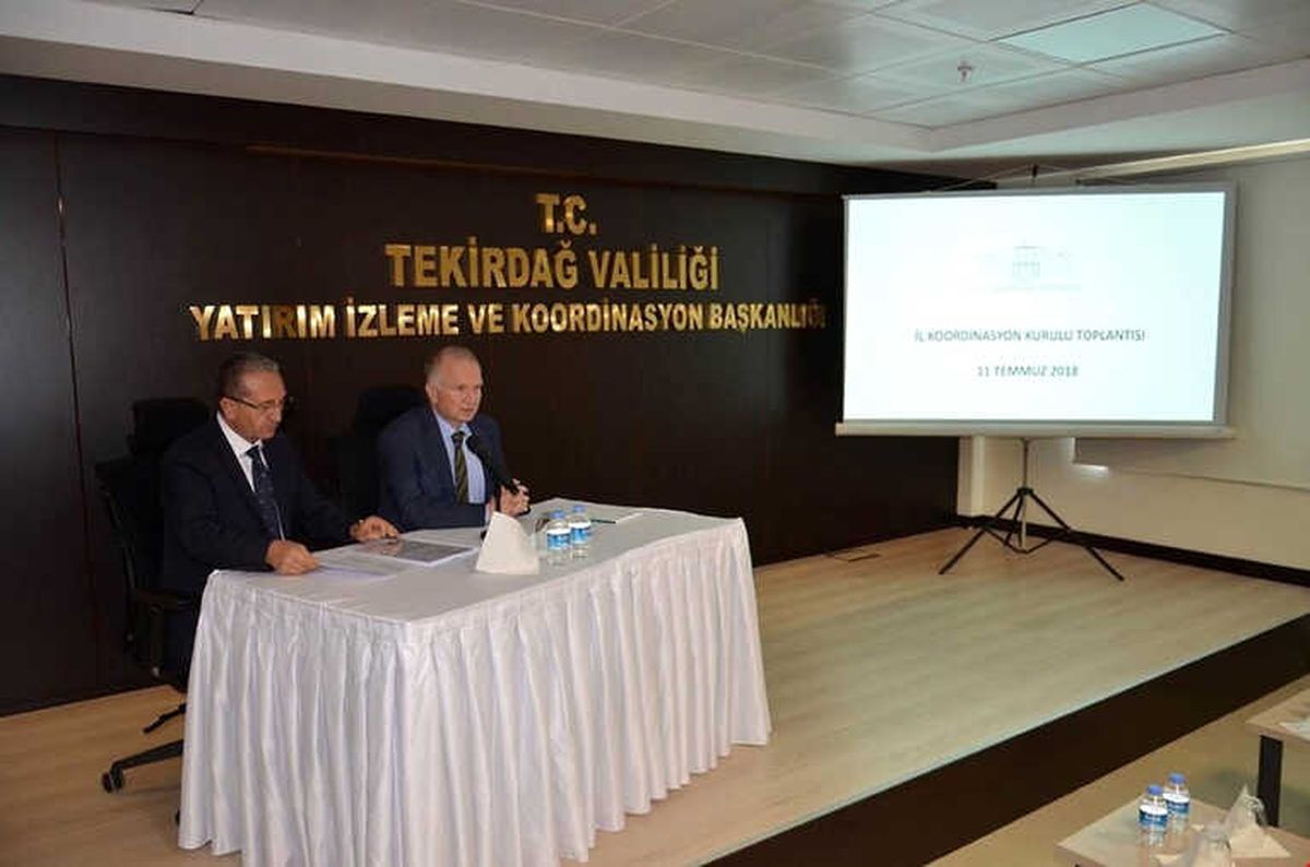 Tekirdağ İl Koordinasyon Kurulu Toplantısı Yapıldı