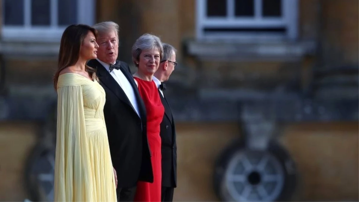 Trump\'ın İngiltere Ziyareti Gösteriler Eşliğinde Başladı