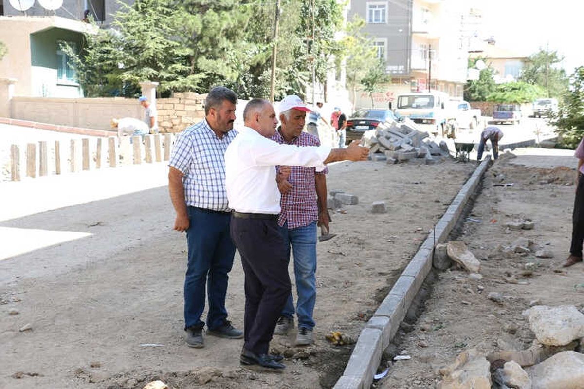 Yahyalı\'da Doğalgaz Hattı Geçen Sokaklar Asfaltlanıyor
