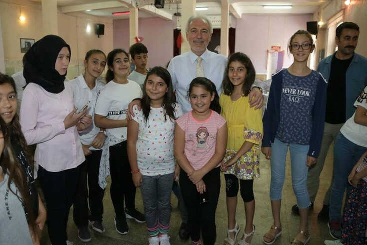 Başkan, Tügva\'nın Yaz Okulu Öğrencileriyle Buluştu