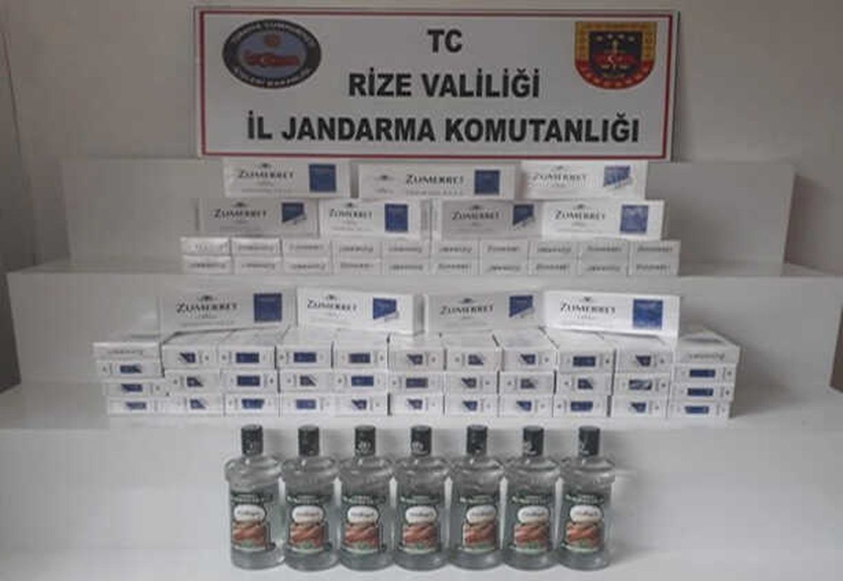 Rize\'de Kaçakçılık Operasyonu