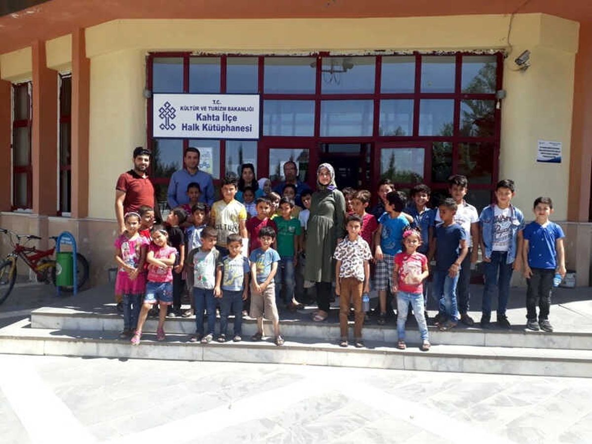 Suriyeli Öğrenciler Kütüphane Konusunda Bilgilendirildi