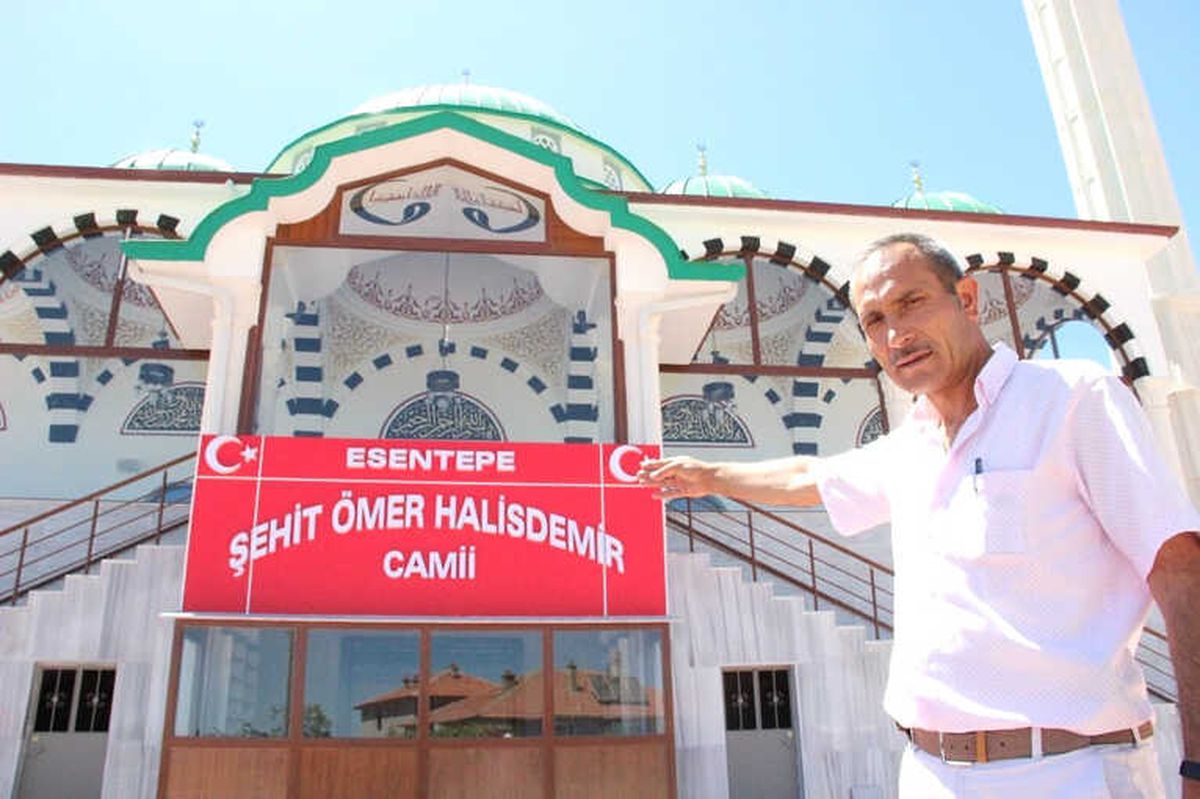 15 Temmuz Kahramanı Şehit Ömer Halisdemir\'in İsmi Karaman\'da Camide Yaşatılacak