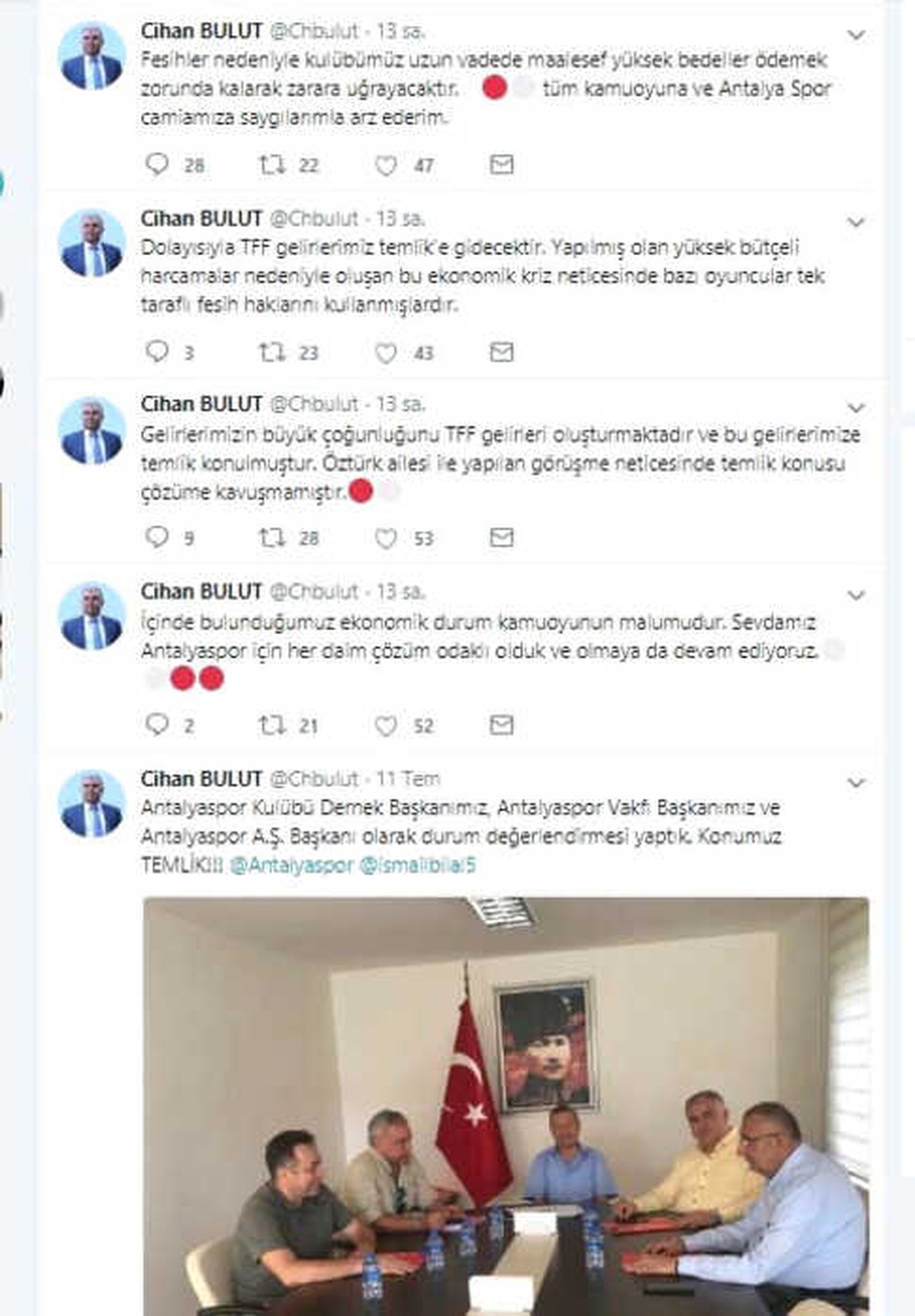 Antalyaspor\'un Tff Gelirlerine Temlik Konuldu