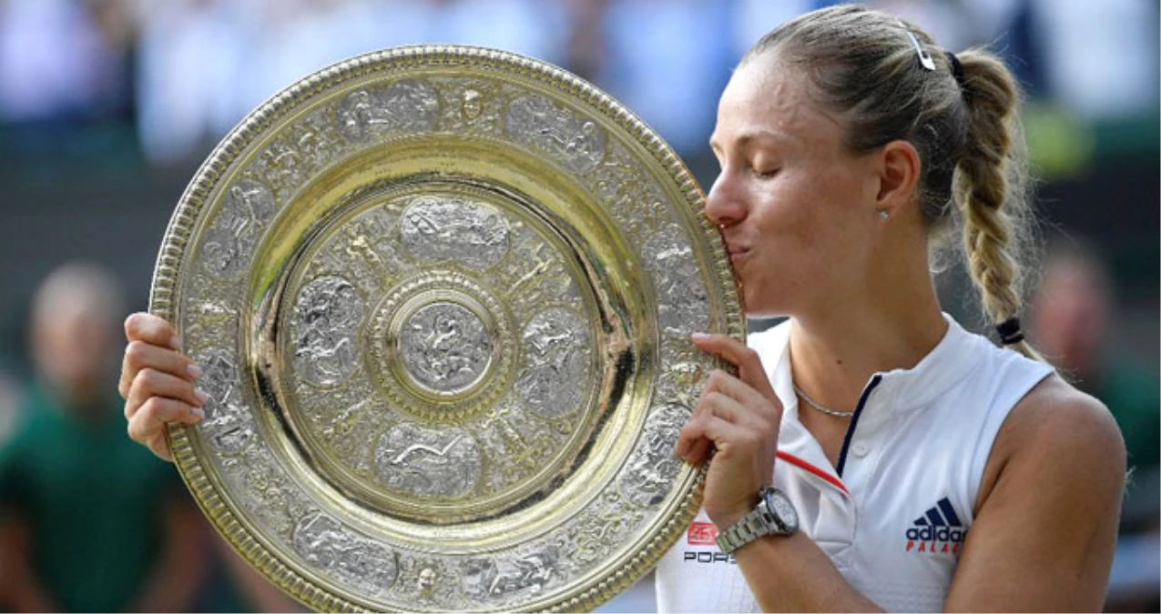 Wimbledon\'da Şampiyon Serena Williams\'ı 2-0 Yenen Angelique Kerber Oldu