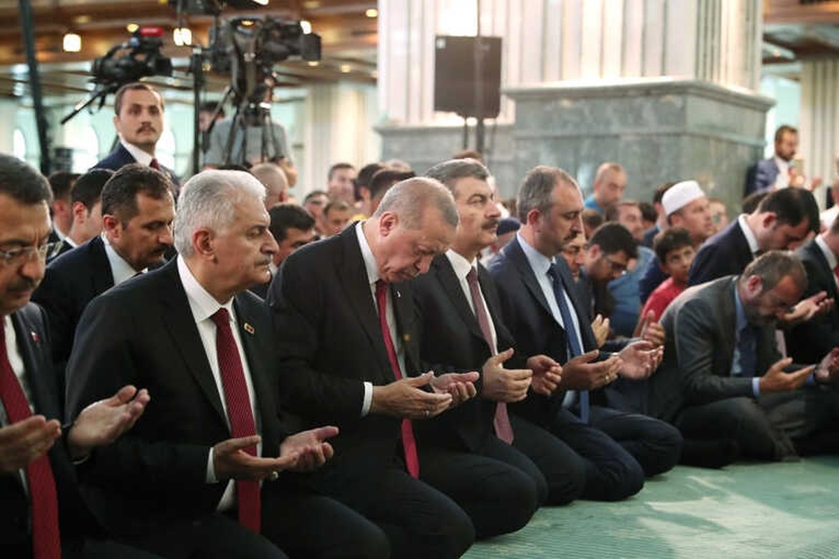 15 Temmuz Şehitleri Millet Camii\'nde Dualarla Anıldı