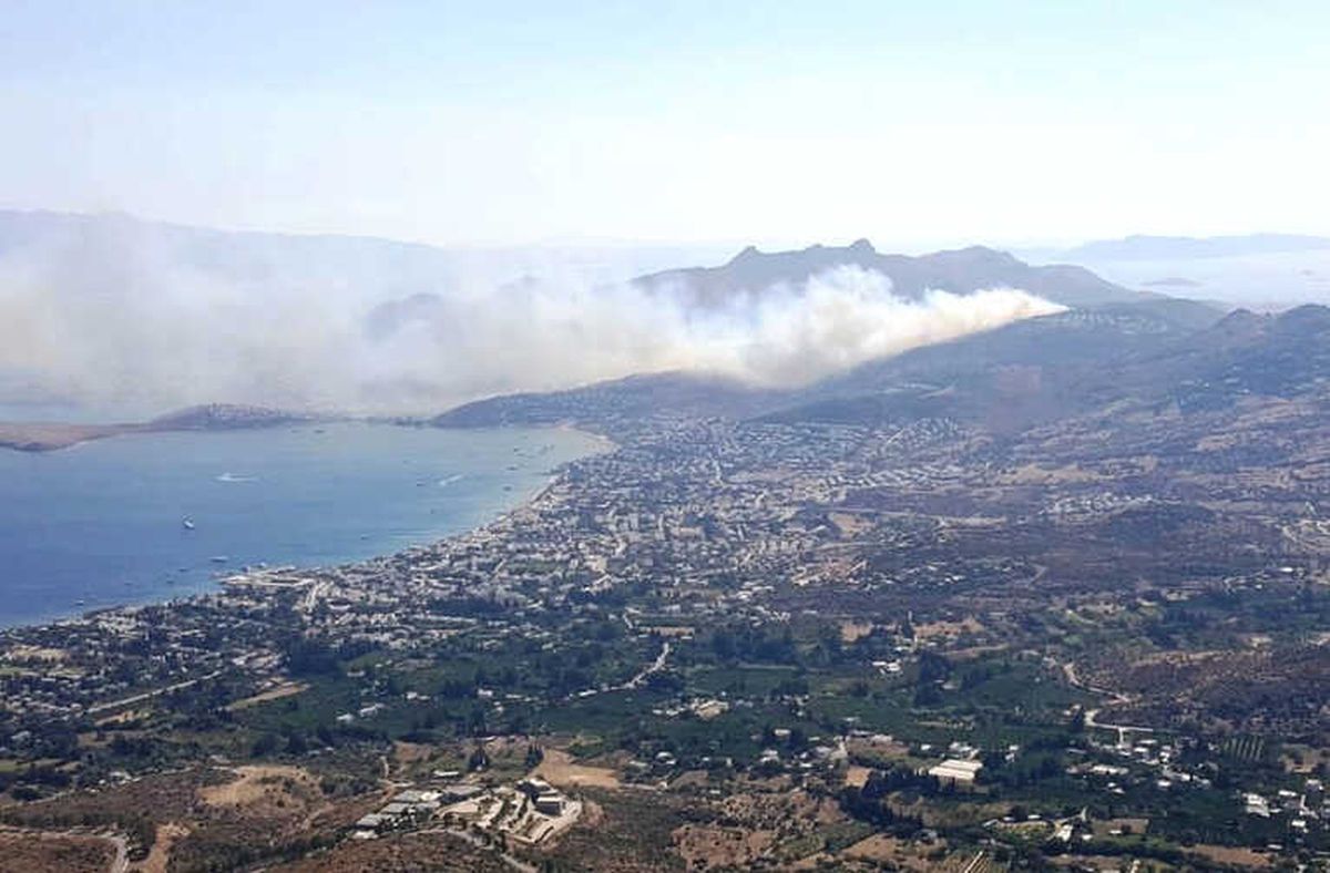 Bodrum\'daki Yangın Kontrol Altına Alındı