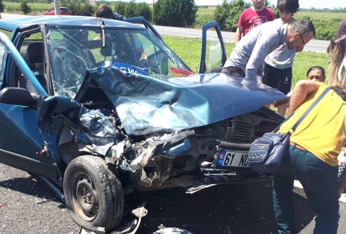 Samsun\'da Trafik Kazası: 4 Yaralı