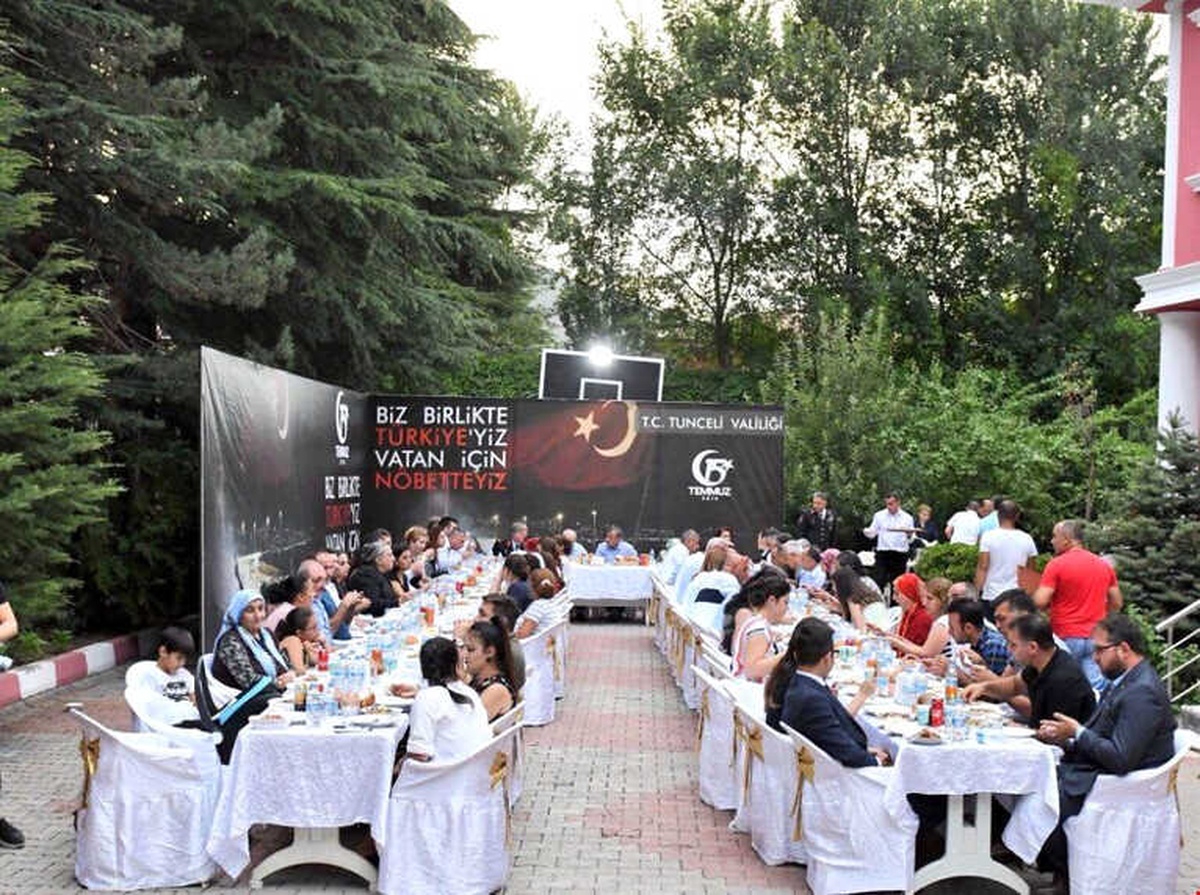 Tunceli\'de Şehit Aileleri ve Gazilere Özel Program