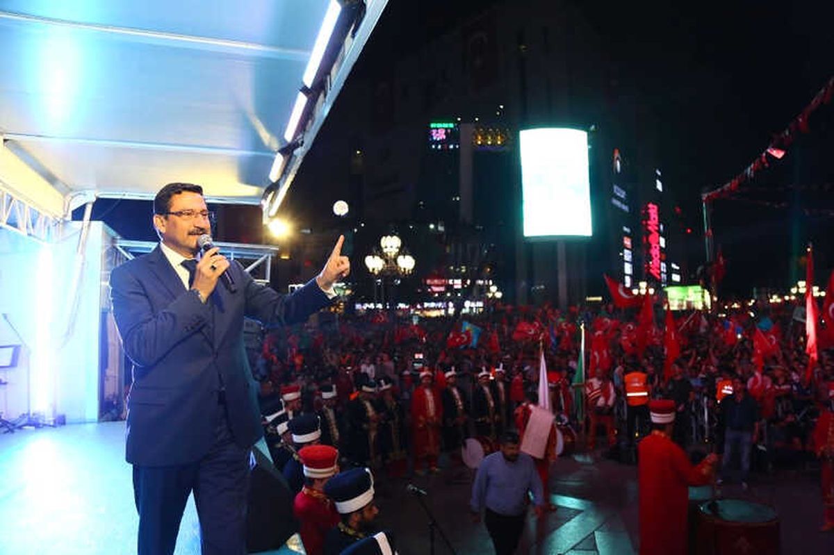 15 Temmuz\'un Yıl Dönümünde de Keçiören Tek Yürek