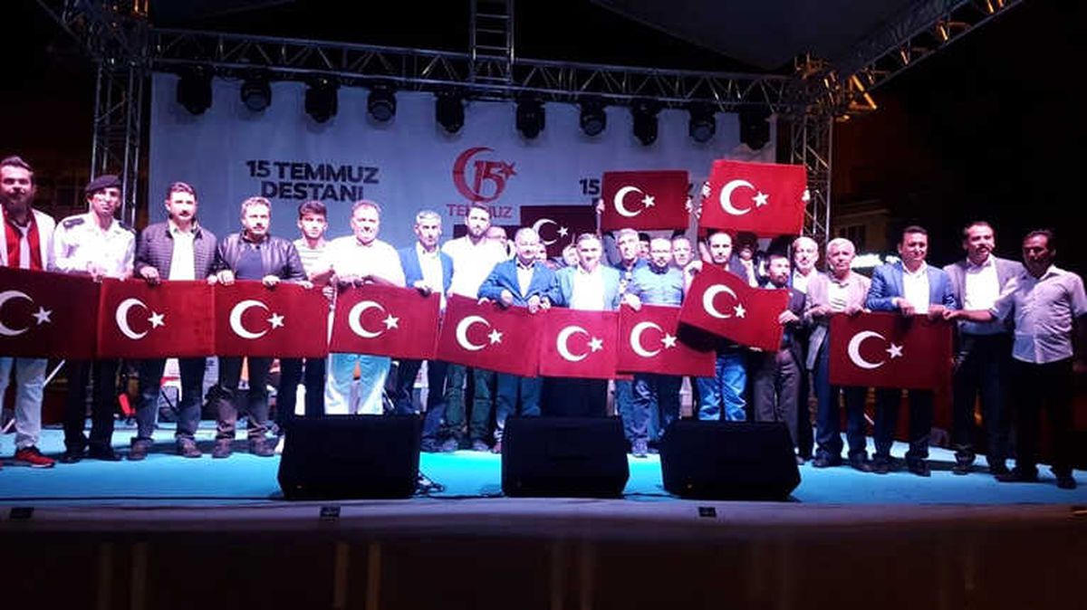 Develi\'de 15 Temmuz Kutlamaları Yapıldı