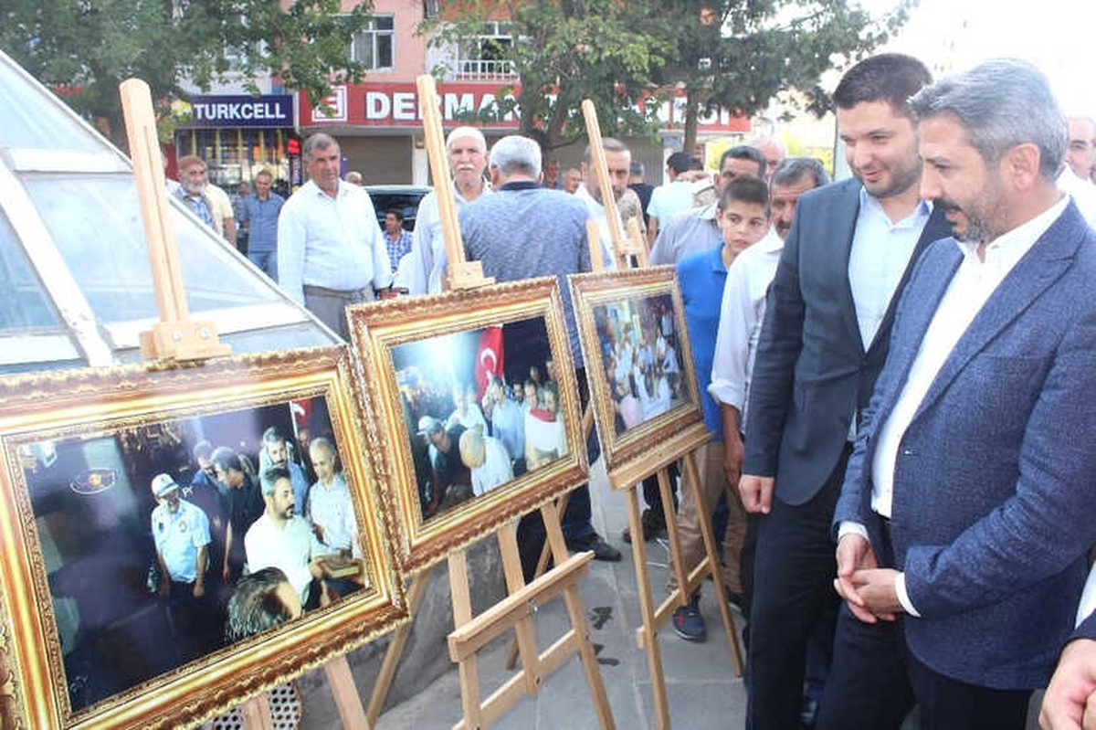 Kahta İlçesinde 15 Temmuz Konulu Fotoğraf Sergisi