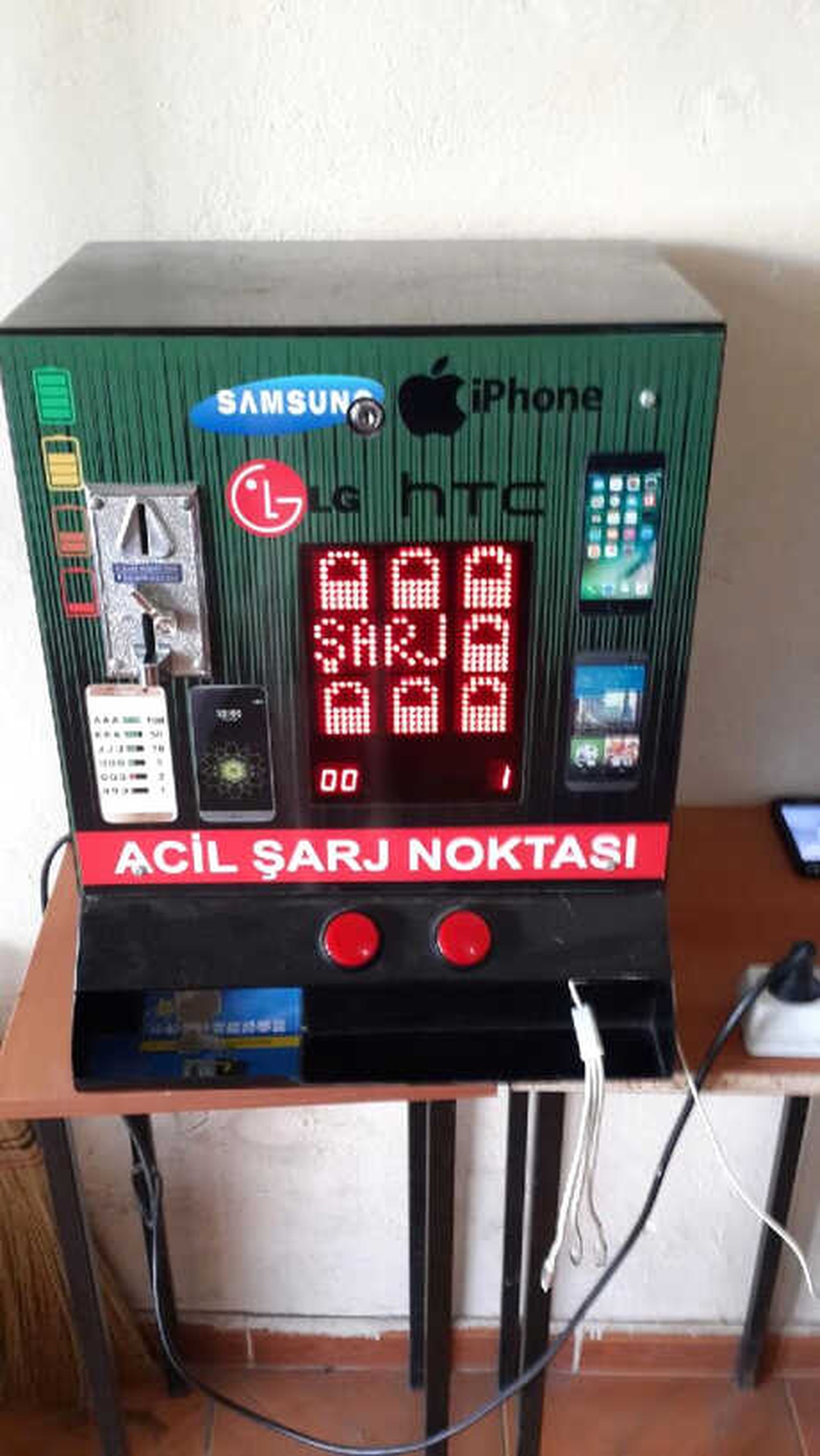 Kumar Makinesini Şarj Cihazı Gibi Gizlemişler
