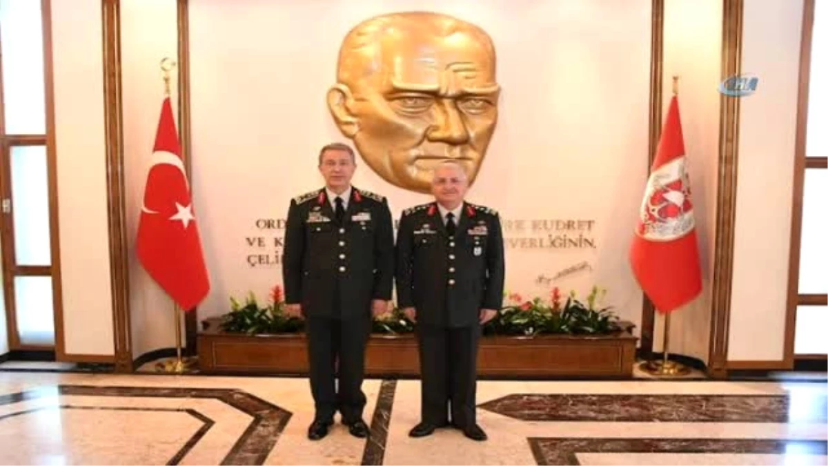 Milli Savunma Bakanı Hulusi Akar, Genelkurmay Başkanlığı Görevini Orgeneral Yaşar Güler\'e Devretti