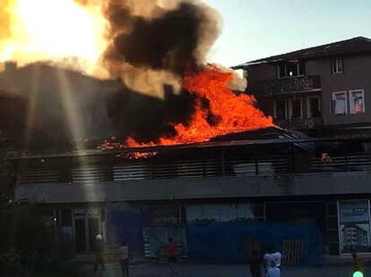 Sakarya\'da Korkutan İş Yeri Yangını