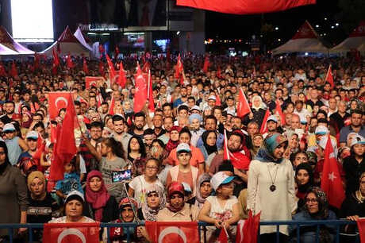 Samsun\'da Vatandaşlar \'15 Temmuz\' İçin Toplandı