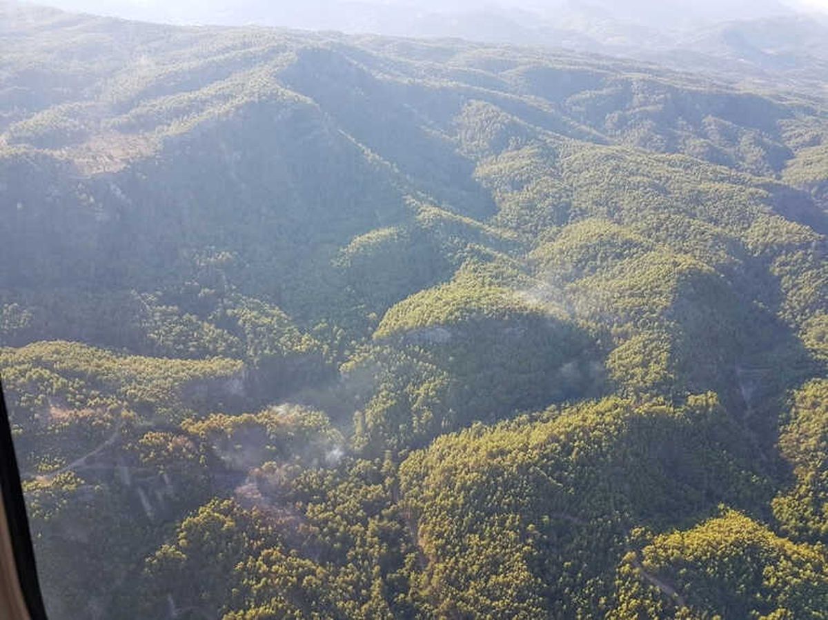 Serik\'te Orman Yangını