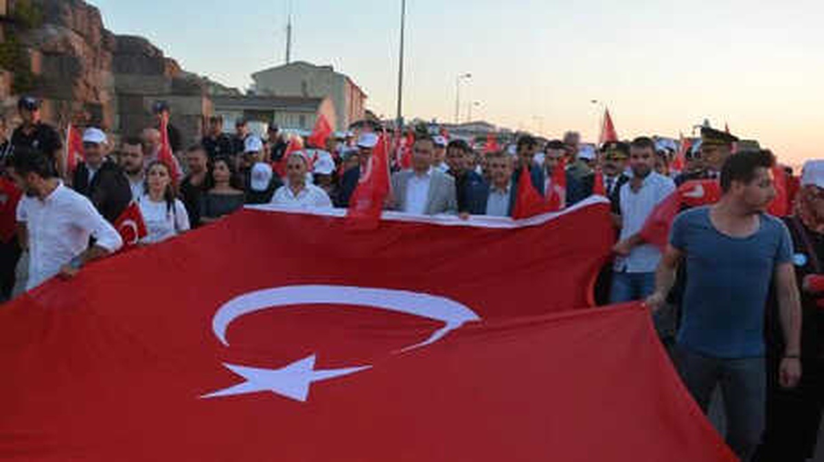 Sinop\'ta \'Milli Birlik ve Beraberlik Yürüyüşü\'