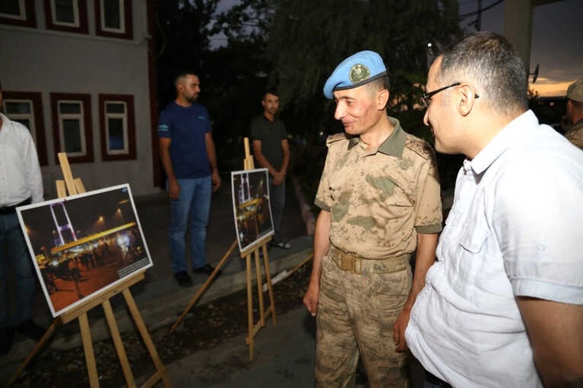 Terörden Arındırılan Lice\'de 15 Temmuz Sergisi
