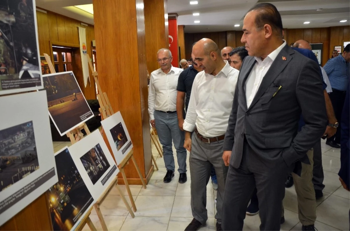 Adana\'da İha\'nın 15 Temmuz Destanını Anlatan Fotoğraf Sergisi Açıldı