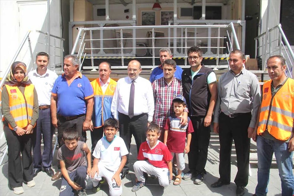 Afad Deprem Simülasyon Tırı Bitlis\'te