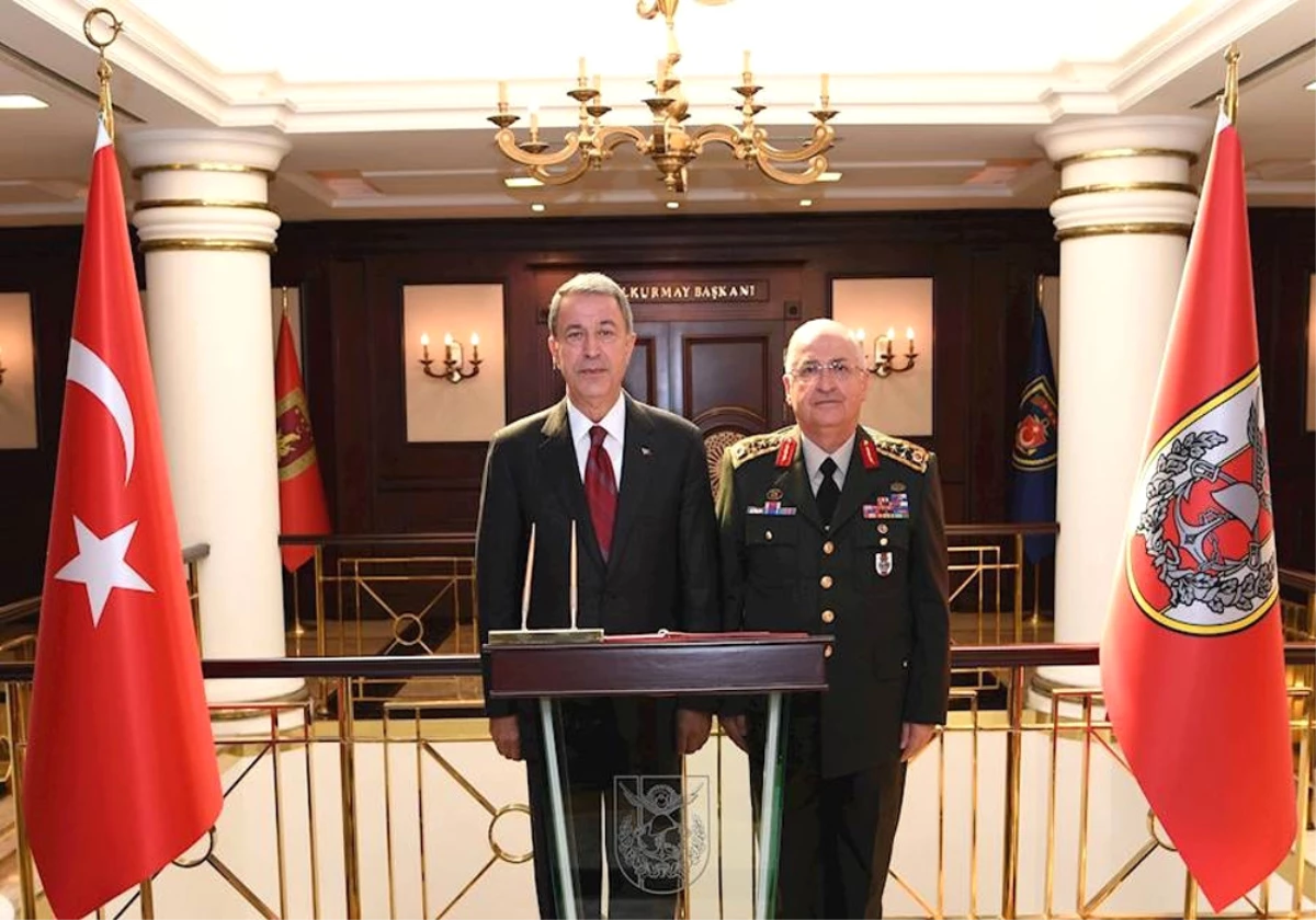 Milli Savunma Bakanı Akar\'dan Genelkurmay Başkanı Güler\'e Ziyaret