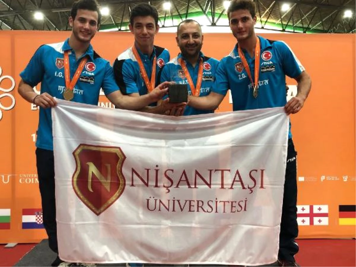 Nişantaşı Üniversitesi Masa Tenisi Takımı Avrupa Üniversite Oyunları\'nda Şampiyon Oldu