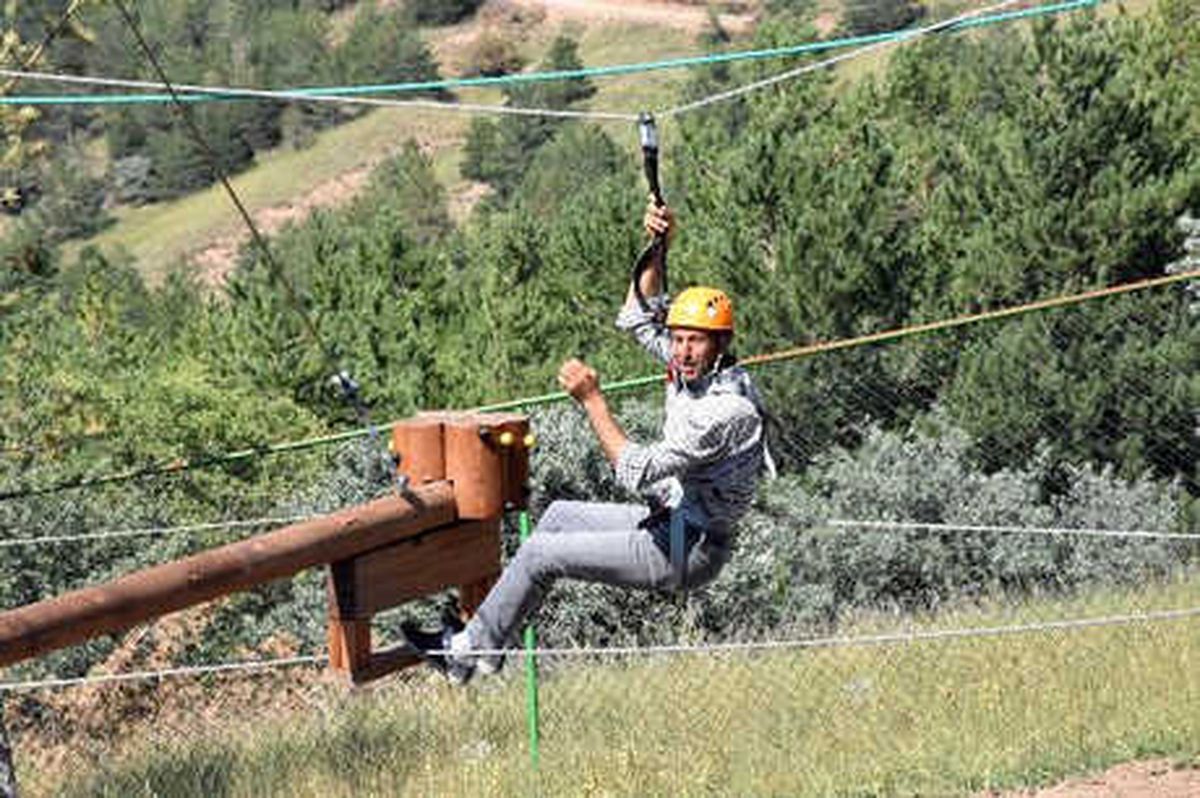 Sivas\'ta Ormandaki Macera Parkında Sona Gelindi