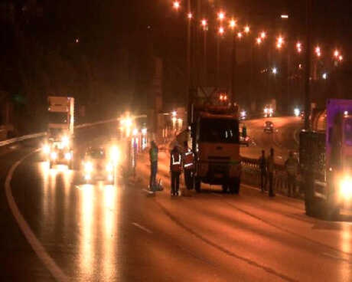 Tem Otoyolu Metris Kavşağı\'nda Ankara İstikameti Trafiğe Kapandı