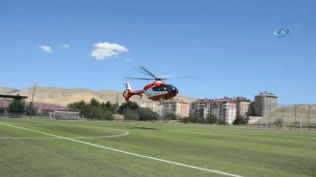 Ambulans Helikopter Kalp Krizi Vakası İçin Havalandı