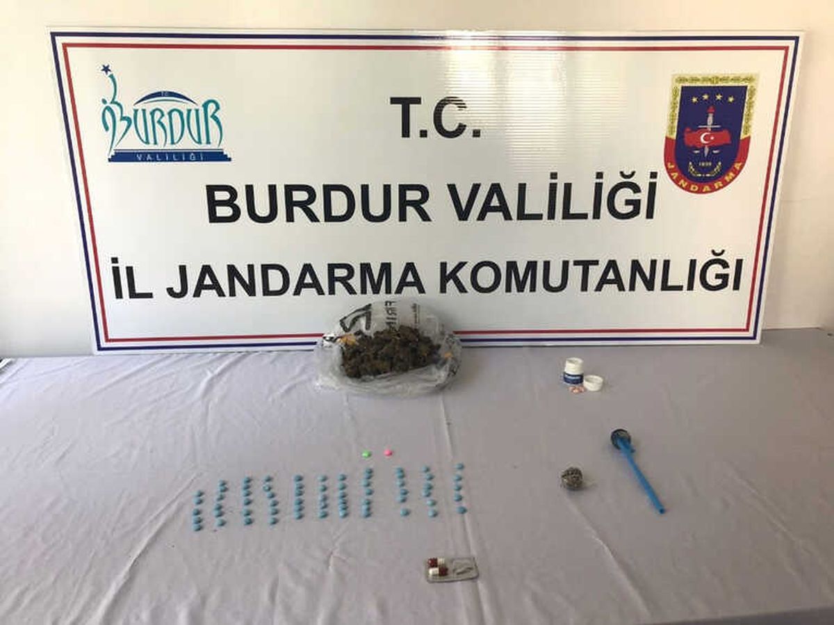 Burdur\'da Uyuşturucu Operasyonları