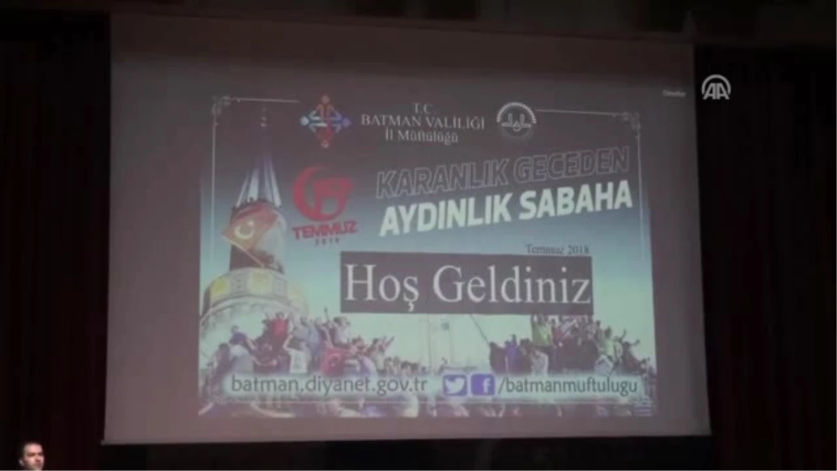 Karanlık Geceden Aydınlık Sabaha" Konferansı