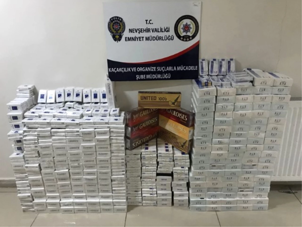 Nevşehir\'de 2 Bin 650 Paket Kaçak Sigara Ele Geçirildi