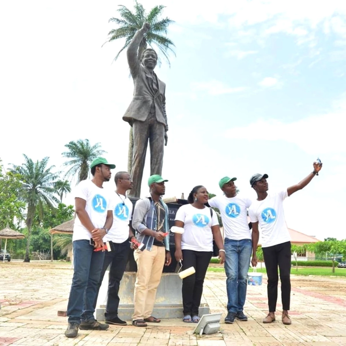 Nijerya\'daki Nelson Mandela Parkı Türk Boyası ile Renklendirildi