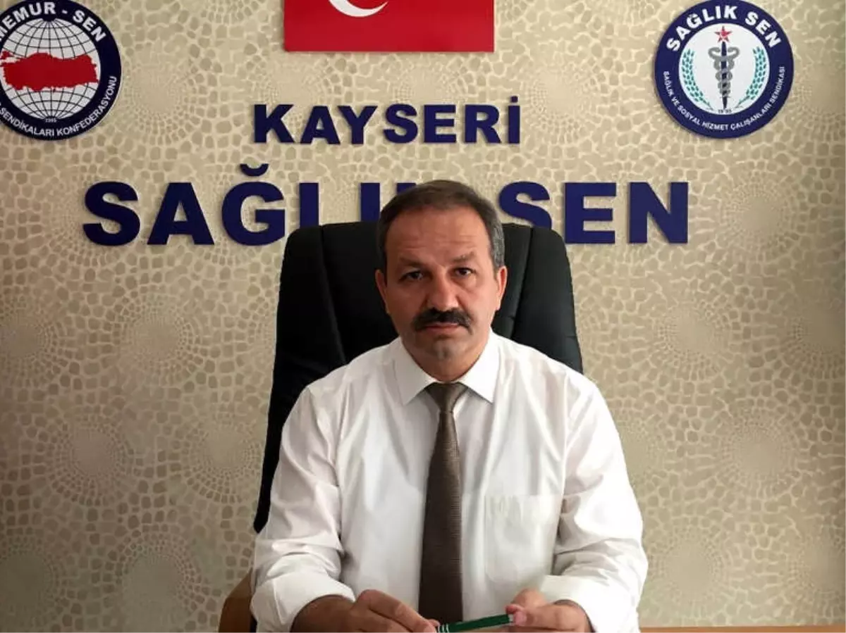 Sağlık Sen Kayseri Şubesi Başkanı Mahmut Faruk Doğan: " Yıpranma Payı Sağlık Sen Kazanımıdır"