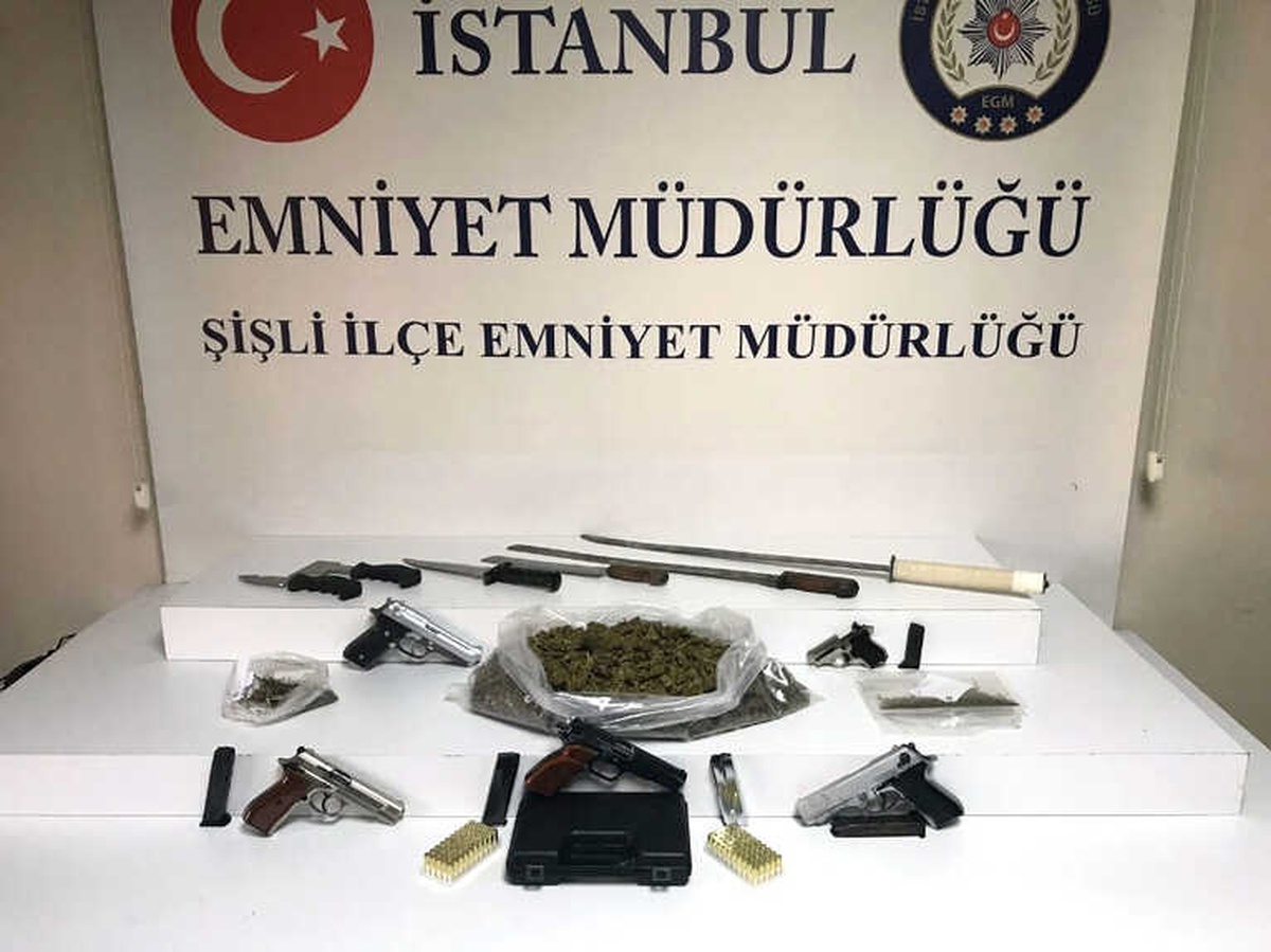 Şişli\'de Helikopter Destekli Narkotik Uygulaması: 5 Gözaltı