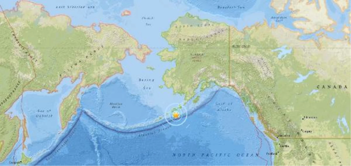 Alaska Yarımadası\'nda 6.0 Büyüklüğünde Deprem