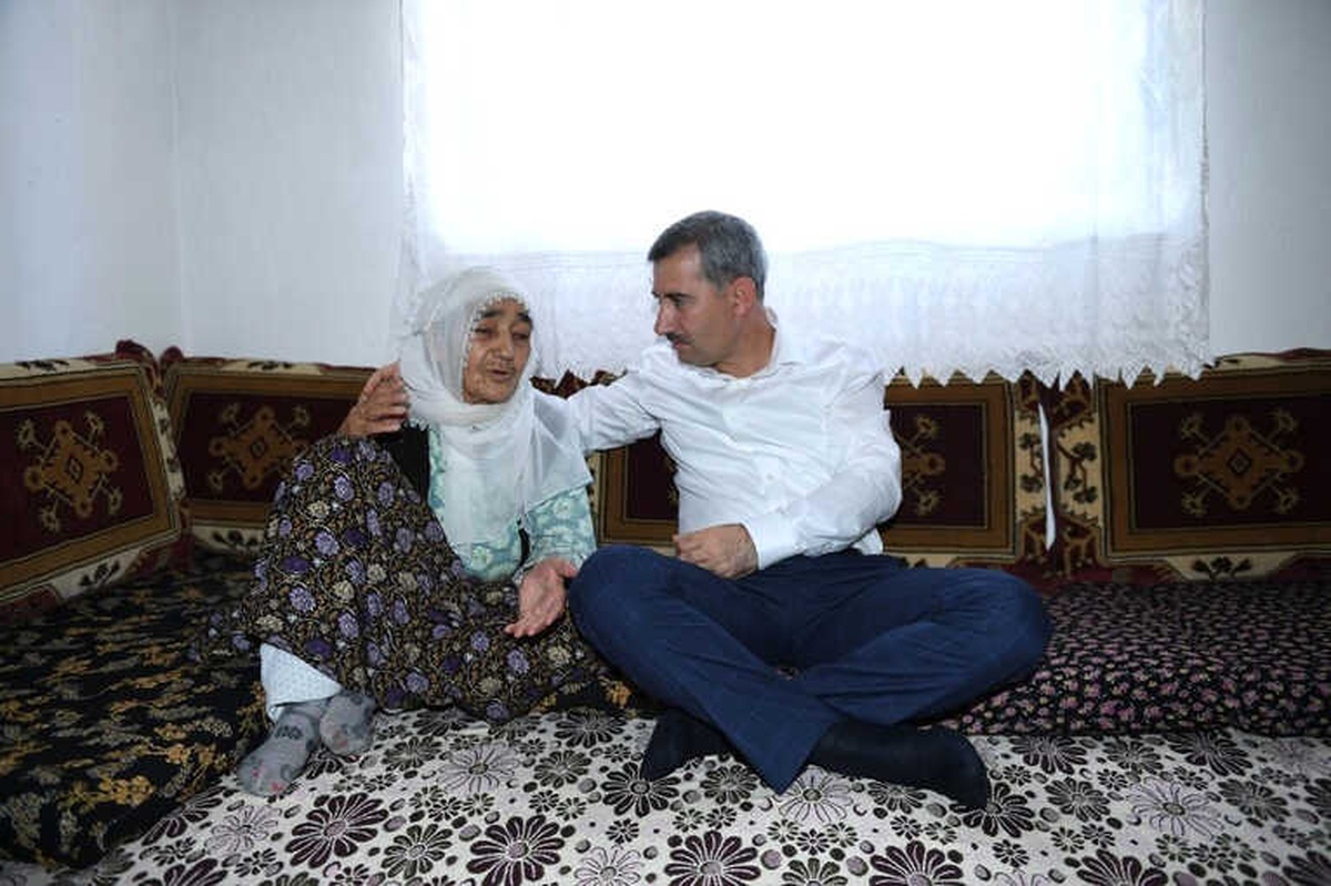 Çınar\'dan 75 Yaşındaki Meryem Teyze\'ye Ziyaret