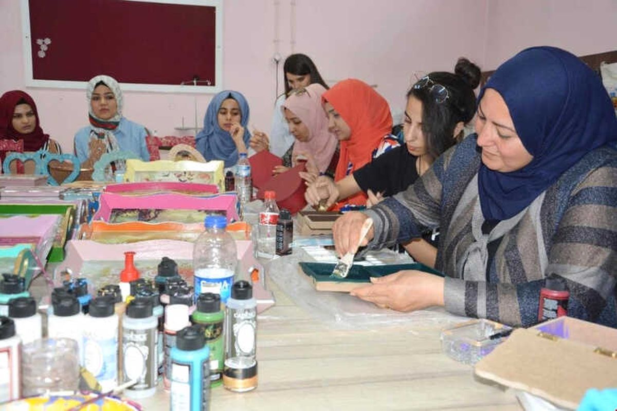 Çorum\'da Mülteciler Meslek Edinmek İçin Kurs Görüyor