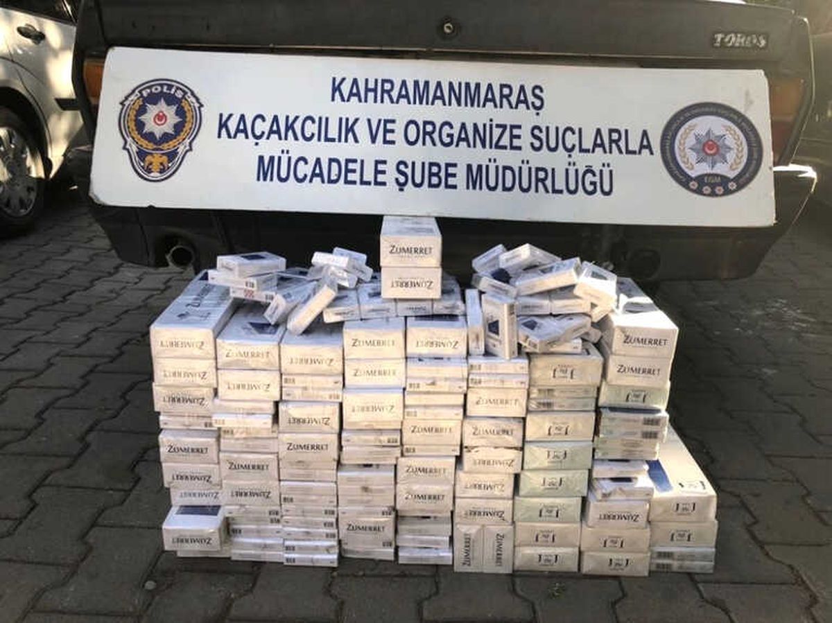Kahramanmaraş\'ta Kaçak Sigara Operasyonu