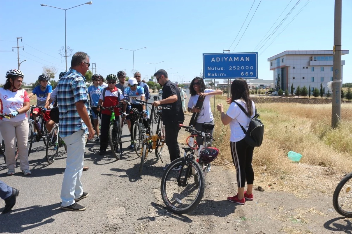 Türk Kadının Zaferi Bisiklet Turu\' Adıyaman\'da