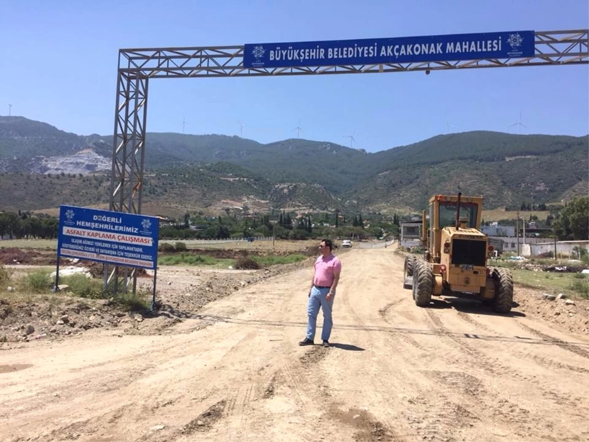 Akçakonak Yolu Genişliyor