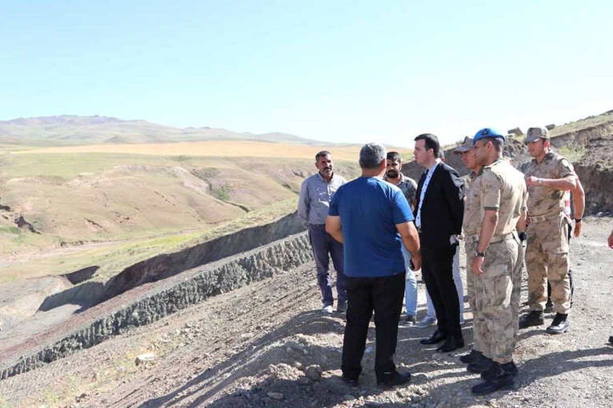 Başkan Vekili Vardar, Sulama Göleti İnşaatını İnceledi
